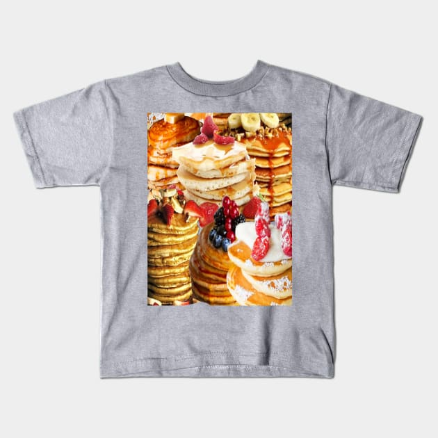 Breakfast lover Kids T-Shirt by Foodinasty